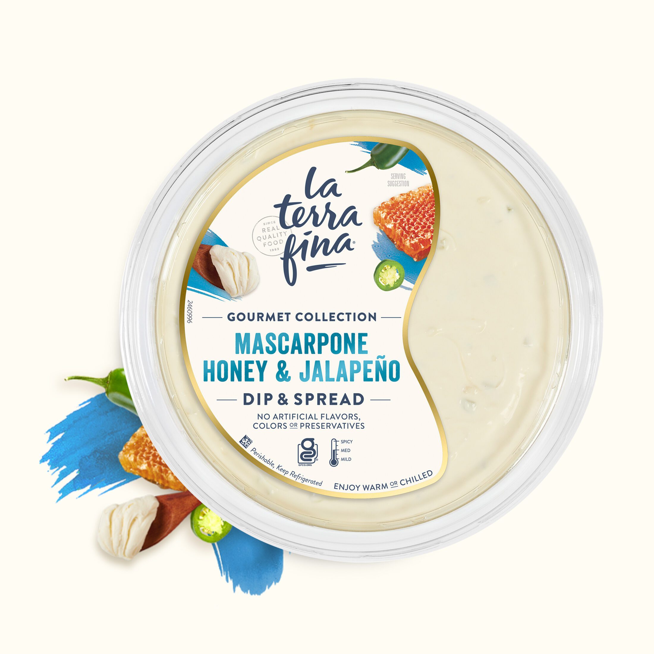 La Terra Fina GOURMET Mascarpone Honey & Jalapeno Dip