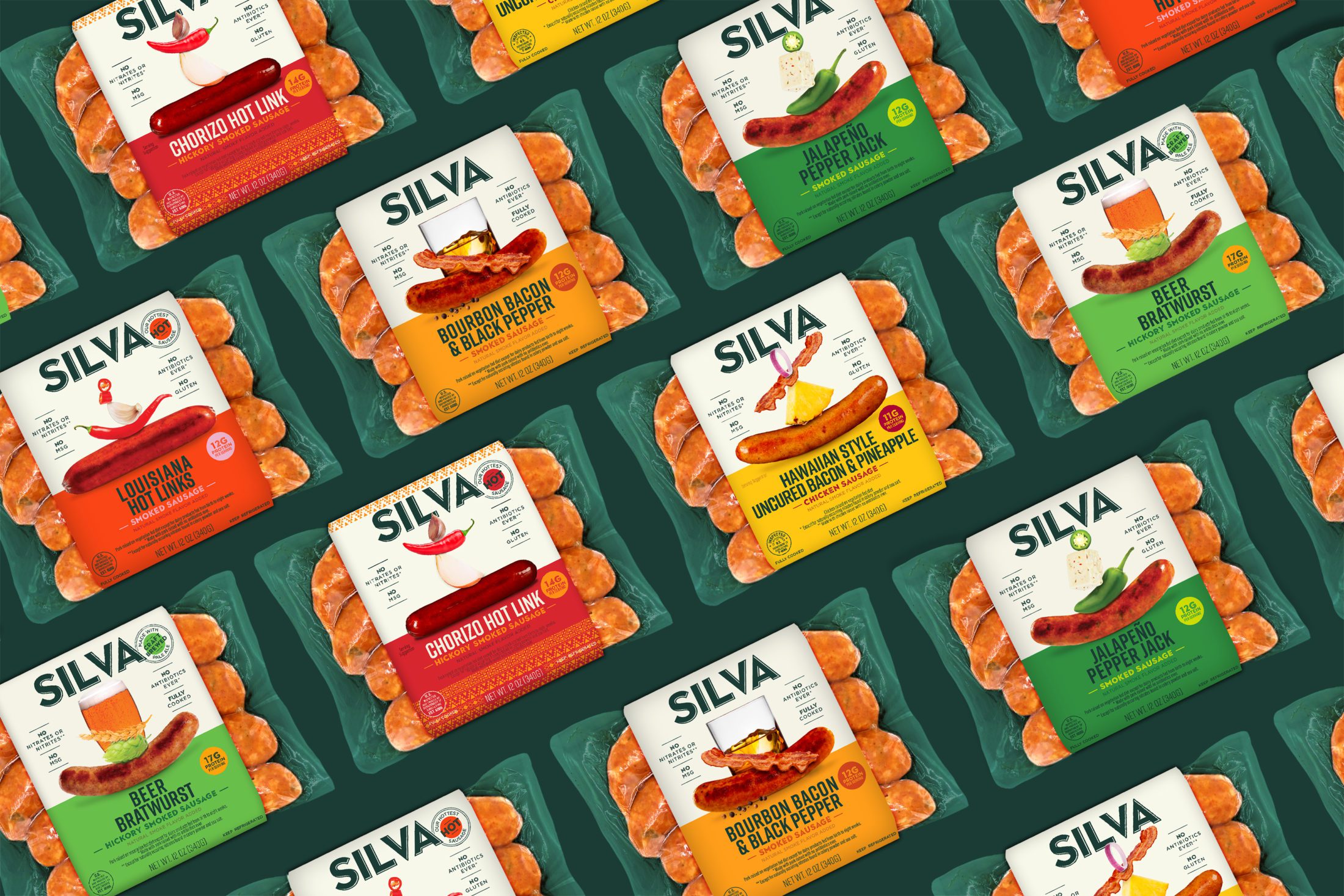 Silva Sausage Louisiana Hot - 16 Oz - Safeway